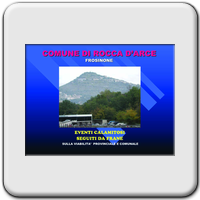 EVENTI CALAMITOSI SEGUITI DA FRANE - ROCCA D'ARCE (FROSINONE)